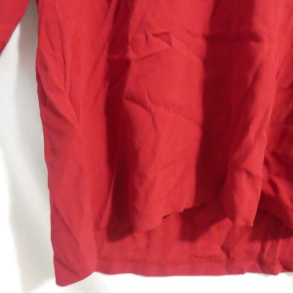 H&M | size 12 | Red Long Sleeve Gold Chain Open Back Dress | NWOT - Picture 13 of 16